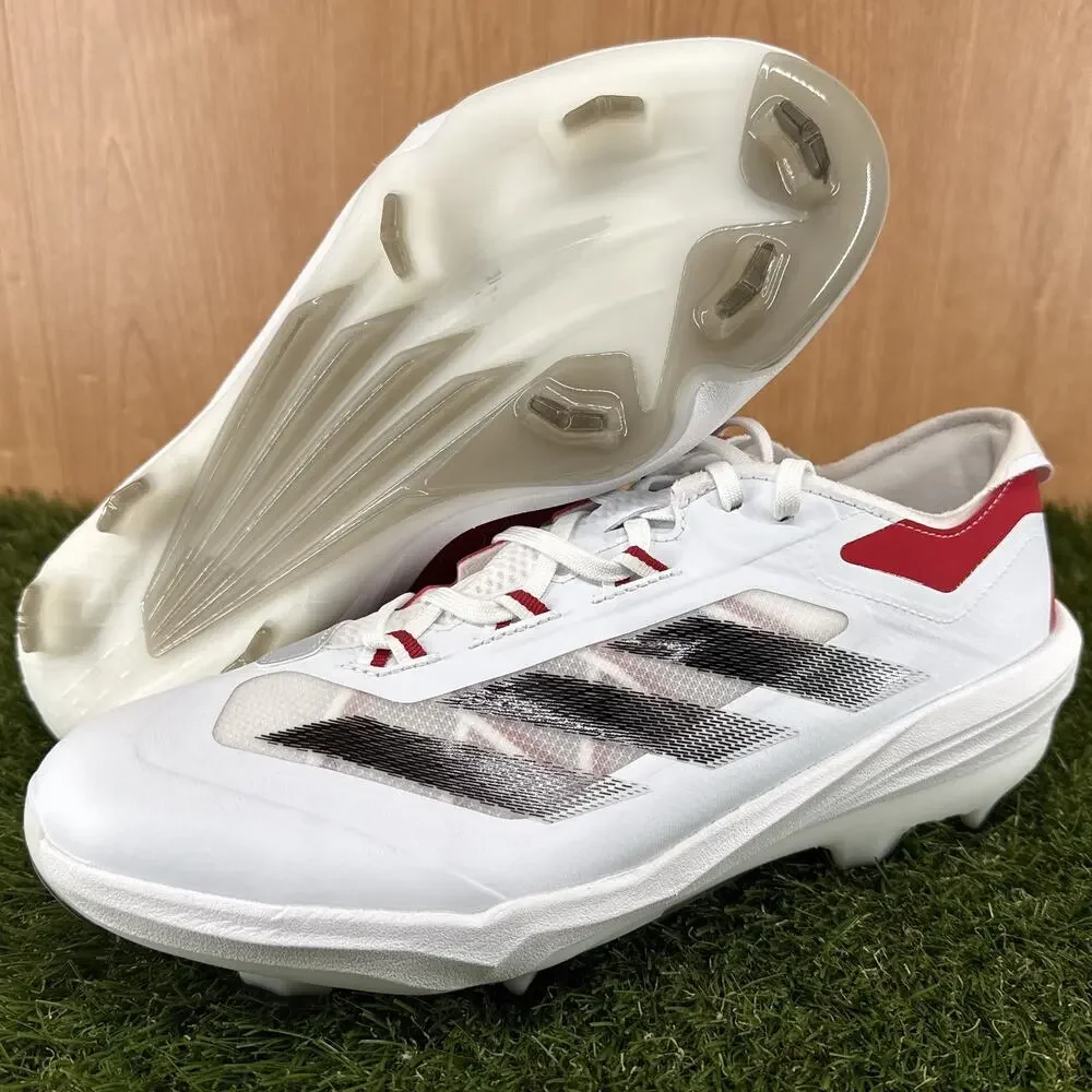 adidas Adizero Impact TPU BSB White/Core Black/Team Power Red IH2545 Mens Sz 11